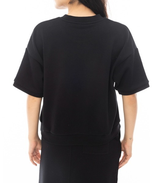 RVCA(ルーカ)の「RVCA レディース ARCH MINI RVCA SWEAT ST 【2024年春夏モデル】/ルーカ半袖ワンポイントロゴスウェットトレーナー(スウェット・レディース・グレー/ブラック/ホワイト・MEDIUM/SMALL)」の6枚目の写真