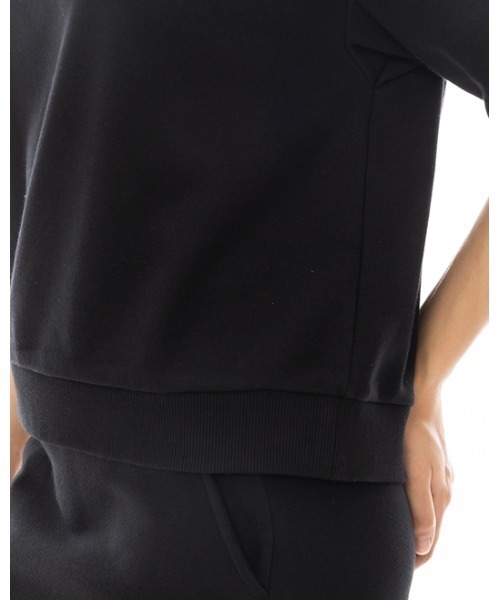 RVCA(ルーカ)の「RVCA レディース ARCH MINI RVCA SWEAT ST 【2024年春夏モデル】/ルーカ半袖ワンポイントロゴスウェットトレーナー(スウェット・レディース・グレー/ブラック/ホワイト・MEDIUM/SMALL)」の8枚目の写真