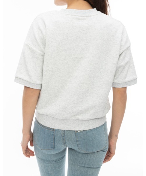 RVCA(ルーカ)の「RVCA レディース ARCH MINI RVCA SWEAT ST 【2024年春夏モデル】/ルーカ半袖ワンポイントロゴスウェットトレーナー(スウェット・レディース・グレー/ブラック/ホワイト・MEDIUM/SMALL)」の11枚目の写真