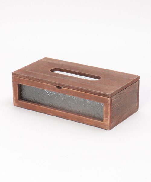 LBC(エルビーシー)の「【ZOZO限定】フローラティッシュケース(収納グッズ・レディース・ホワイト/ブラウン・FREE)」の11枚目の写真