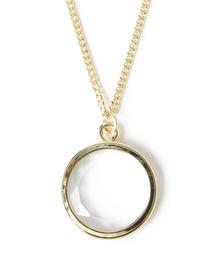 BEAUTY&YOUTH UNITED ARROWS | BY クリアモチーフリングペンダント◆(ネックレス)