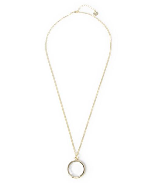 BEAUTY&YOUTH UNITED ARROWS（ビューティーアンドユースユナイテッドアローズ）の「BY クリアモチーフリングペンダント◆（ネックレス・レディース・ゴールド/シルバー・フリー）」の3枚目の写真