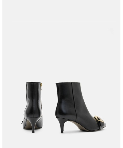 ALLSAINTS(オールセインツ)の「REBECCA POINTED TOE LEATHER BUCKLE BOOTS | REBECCA ポインテッド トゥ レザー バックル ブーツ(ブーツ・レディース・ブラック・UK5/UK6/UK4/UK3)」の6枚目の写真