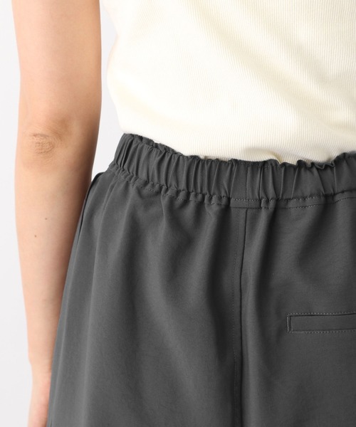 【新品】サイドボタン二枚重ねワイドパンツ　男女兼用　ブラック　C346 サイド切り替えワイドパンツ 108847（その他パンツ）｜LEPSIM