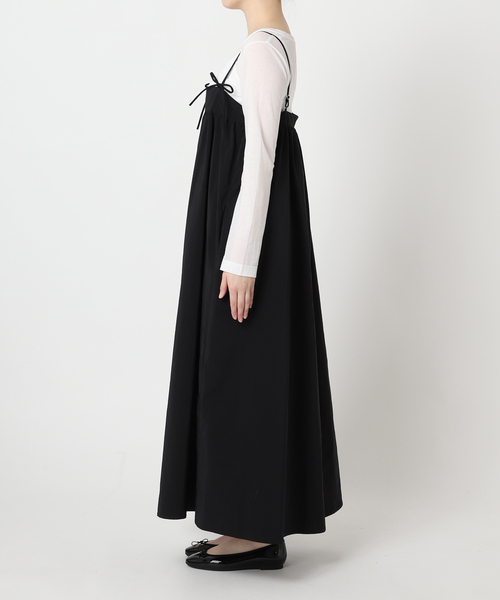 U by SPICK&SPAN(ユーバイスピックアンドスパン)の「ソフトタフタキャミワンピース(ワンピース・レディース・ブラック・FREE)」の15枚目の写真