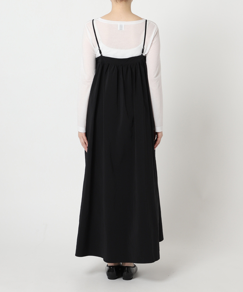 U by SPICK&SPAN(ユーバイスピックアンドスパン)の「ソフトタフタキャミワンピース(ワンピース・レディース・ブラック・FREE)」の16枚目の写真