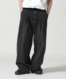 Toironier | Toironier/トワロニエ/2tuck wide denim pants(その他パンツ)