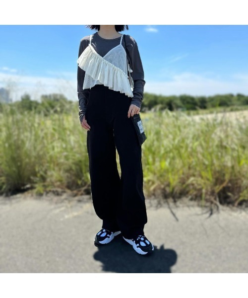 r.（アールドット）の「チュール　アシメフリルビスチェ（キャミソール・レディース・ホワイト系その他/アイボリー/ブラック/グレー系その他/ブラック系その他/グレー/ブルー/レッド/ピンク/ブラウン/ブルー系/ブラック系・FREE）」の20枚目の写真