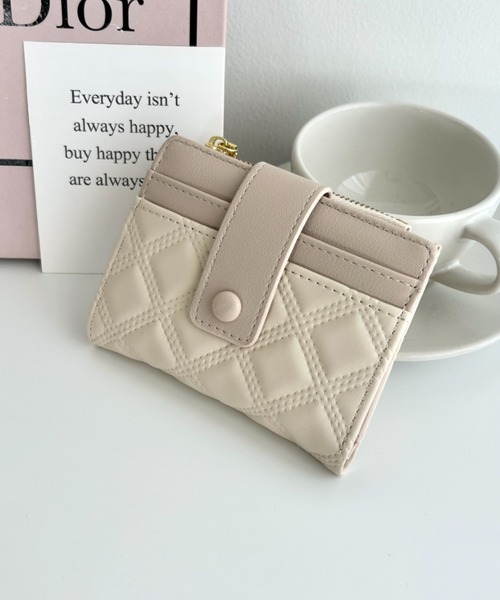 【大人気♡】キルティング ミニ財布 コンパクトウォレット 楽天市場】ミニ財布 レディース キルティングの通販