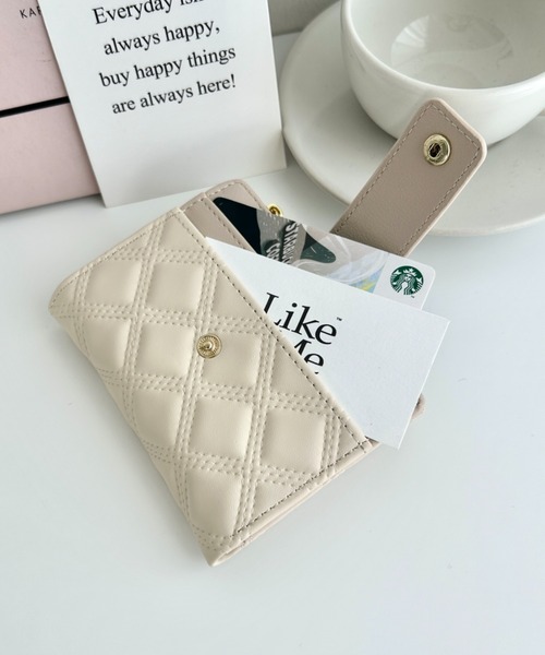 【シンプル上品♡】GABY キルティング ミニ財布 大人気 シンプル上品♡】GABY キルティング ミニ財布 大人気
