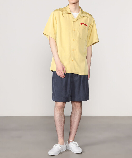 Bshop（ビショップ）の「078 CITE | ワイドイージーショートパンツ MEN（その他パンツ・メンズ・ブラック/ネイビー・L/M）」の3枚目の写真