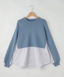 artemarvel ニット切り替えプルオーバー
