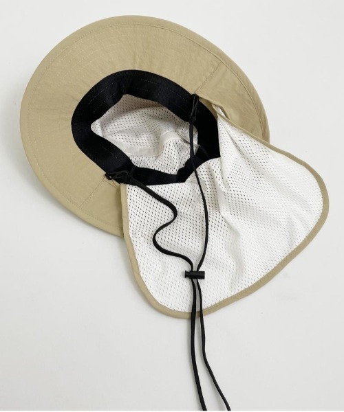 ARCH & LINE(アーチアンドライン)の「《環境配慮素材》UV CUT NYLON HAT 紫外線カット 撥水 接触冷感(キャップ・キッズ・ベージュ/オフホワイト/チャコールグレー/ブルー・54/57/48/60)」の22枚目の写真