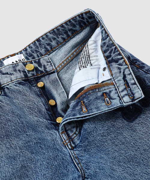 GANNI(ガニー)の「Patch Denim Izey(デニムパンツ・レディース・ブルー・27/26/25)」の3枚目の写真