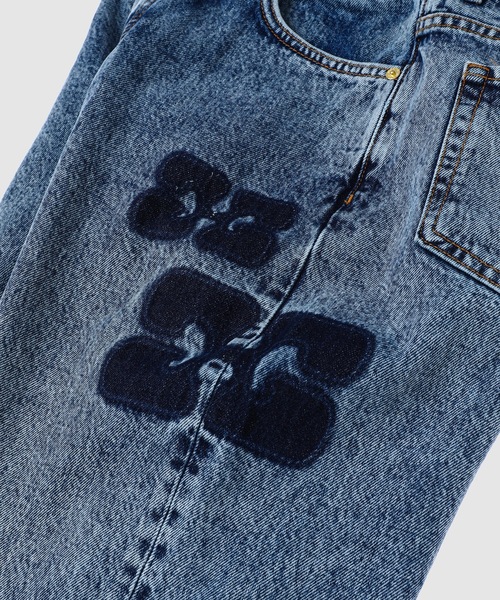 GANNI(ガニー)の「Patch Denim Izey(デニムパンツ・レディース・ブルー・27/26/25)」の5枚目の写真