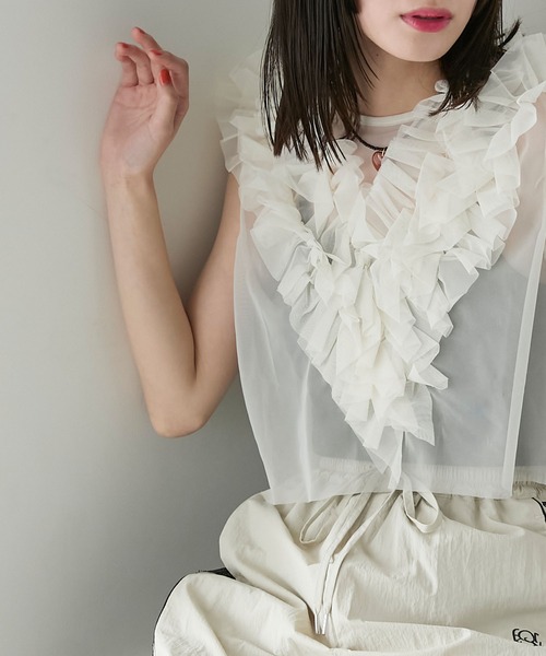 ロージーモンスター チュールミニフリルパフボリューム