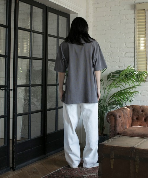 aimoha(アイモハ)の「【aimoha neo】CHIC URBANITE RELAXED FIT DISTRESSED DENIM(デニムパンツ・メンズ・ブラック/ホワイト/ダークブルー・MEDIUM/LARGE/X-LARGE/XX-LARGE)」の10枚目の写真