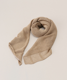 IENA | 【THROW/スロー】Linen Cross Mesh Scarf スカーフ(バンダナ/スカーフ)