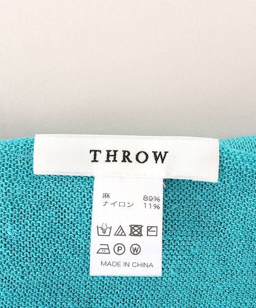 IENA(イエナ)の「【THROW/スロー】Linen Cross Mesh Scarf スカーフ(バンダナ/スカーフ・レディース・ベージュ/ブルー/ブラック・FREE)」の8枚目の写真
