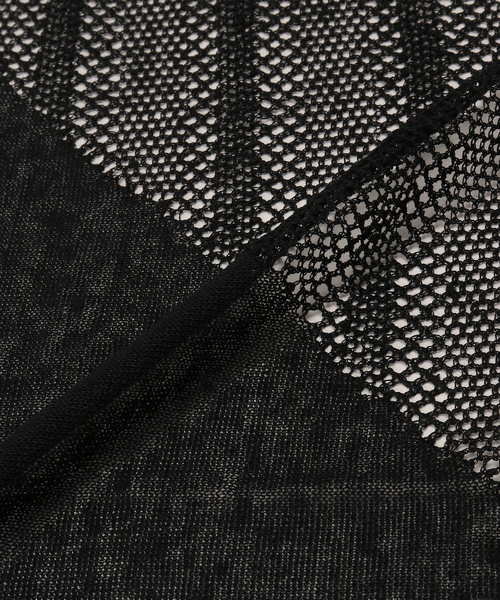 IENA(イエナ)の「【THROW/スロー】Linen Cross Mesh Scarf スカーフ(バンダナ/スカーフ・レディース・ベージュ/ブルー/ブラック・FREE)」の6枚目の写真