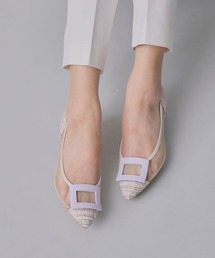 ALUNE | チュールバックルパンプス(パンプス)