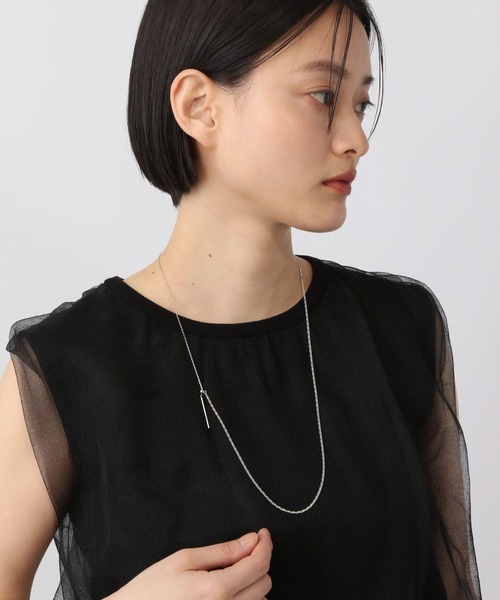 A part by（アパートバイ）の「スライドロングネックレス（ネックレス・レディース・ゴールド/シルバー・FREE）」の2枚目の写真