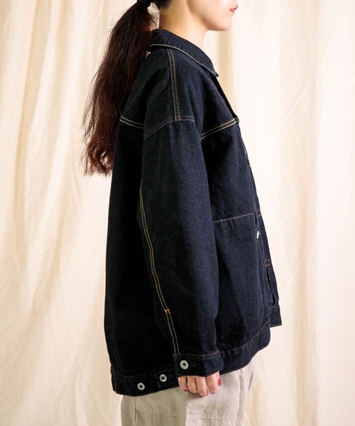 Brocante / ブロカント] 12ozリングデニム アンプリッセジャケット