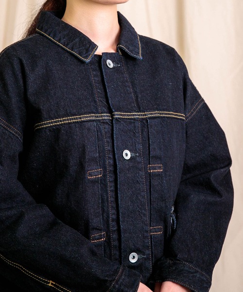 Brocante / ブロカント] 12ozリングデニム アンプリッセジャケット