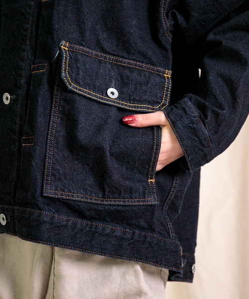 Brocante / ブロカント] 12ozリングデニム アンプリッセジャケット