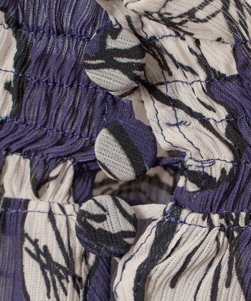 楊柳シアーフラワープリントワンピース（ワンピース）｜allureville