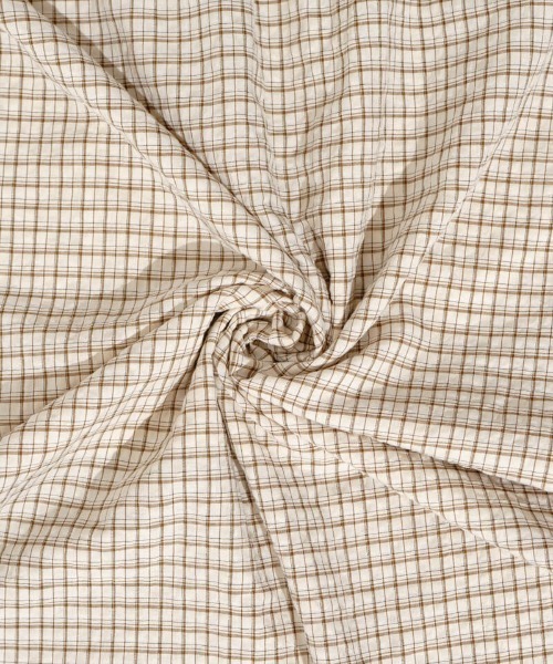 flower(フラワー)の「ブリージーチェックワンピース(ワンピース・レディース・ブルー/ベージュ・FREE)」の15枚目の写真