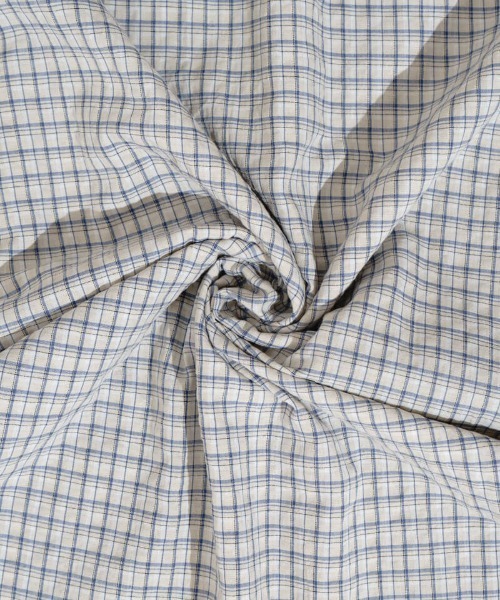 flower(フラワー)の「ブリージーチェックワンピース(ワンピース・レディース・ブルー/ベージュ・FREE)」の20枚目の写真