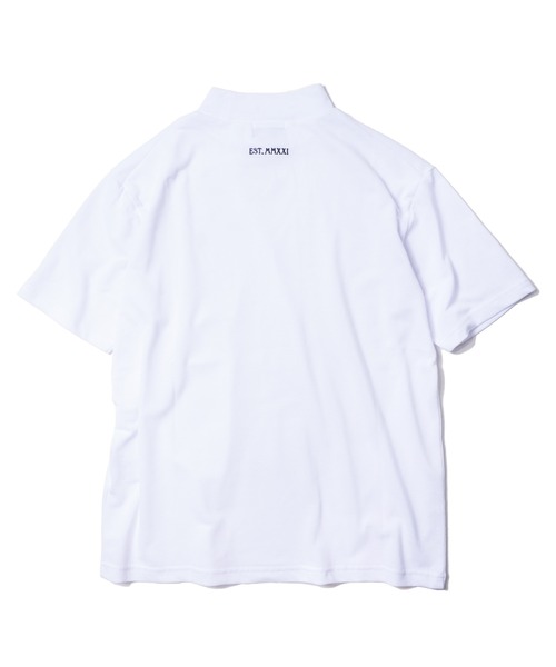 BENCH AT THE GREENE GOLF(ベンチアットザグリーンゴルフ)の「《QUIET GOLF》QG Mock Neck T(Tシャツ/カットソー・メンズ・ブラック/ネイビー/ホワイト・MEDIUM/LARGE/X-LARGE)」の10枚目の写真