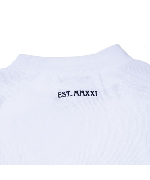 BENCH AT THE GREENE GOLF(ベンチアットザグリーンゴルフ)の「《QUIET GOLF》QG Mock Neck T(Tシャツ/カットソー・メンズ・ブラック/ネイビー/ホワイト・MEDIUM/LARGE/X-LARGE)」の11枚目の写真