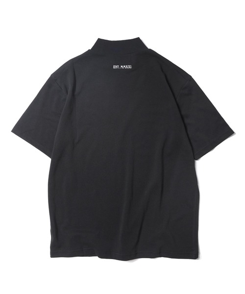 BENCH AT THE GREENE GOLF(ベンチアットザグリーンゴルフ)の「《QUIET GOLF》QG Mock Neck T(Tシャツ/カットソー・メンズ・ブラック/ネイビー/ホワイト・MEDIUM/LARGE/X-LARGE)」の12枚目の写真