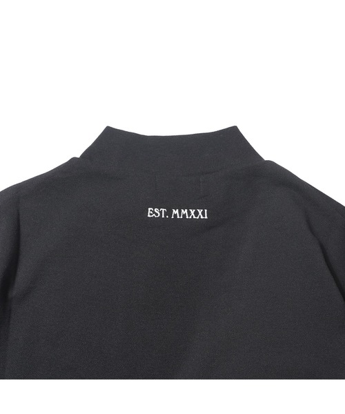 BENCH AT THE GREENE GOLF(ベンチアットザグリーンゴルフ)の「《QUIET GOLF》QG Mock Neck T(Tシャツ/カットソー・メンズ・ブラック/ネイビー/ホワイト・MEDIUM/LARGE/X-LARGE)」の13枚目の写真
