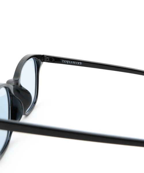 bonjour records（ボンジュールレコーズ）の「【bonjour records/ボンジュールレコード】 original Boston Sunglass 3 ボストンタイプサングラス（サングラス・メンズ・ブラック/その他/ブルー・FREE）」の5枚目の写真