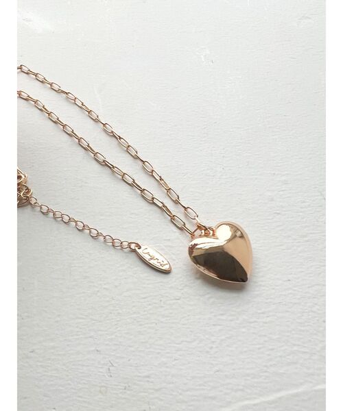 Ungrid（アングリッド）の「ハートチェーンネックレス（ネックレス・レディース・シルバー/ゴールド・FREE）」の7枚目の写真