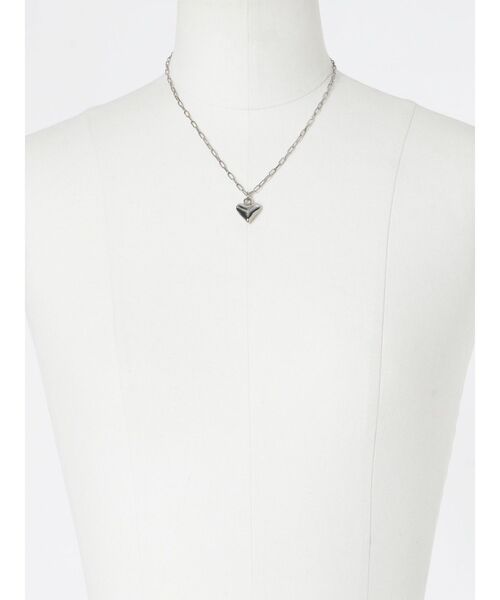 Ungrid（アングリッド）の「ハートチェーンネックレス（ネックレス・レディース・シルバー/ゴールド・FREE）」の11枚目の写真