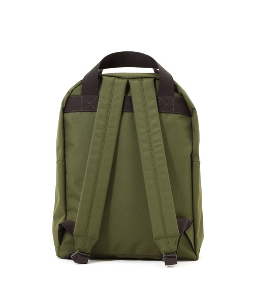 MHL.（エムエイチエル）の「POLYESTER CANVAS（バックパック/リュック・レディース・ブラック/カーキ・FREE）」の3枚目の写真