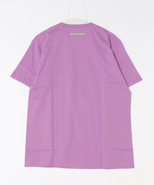 NO WAY(ノーウェイ)の「/MAYHEM/graphic color T(Tシャツ/カットソー・レディース・イエロー/パープル・LARGE/MEDIUM)」の3枚目の写真