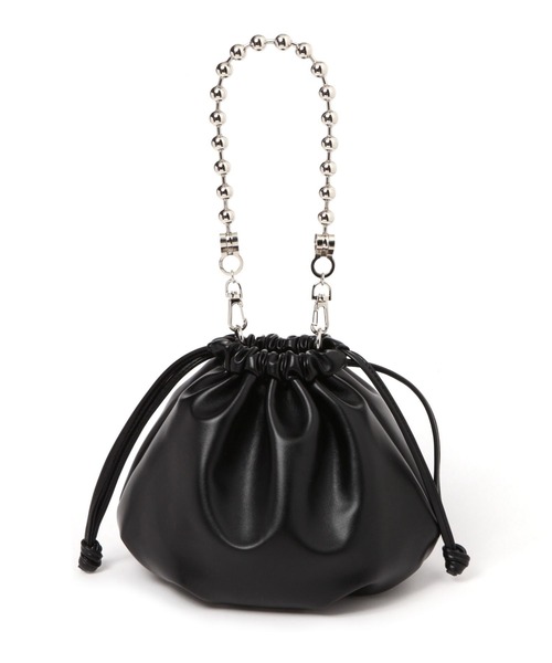 LAKOLE（ラコレ）の「チェーンハンドル2WAYショルダーバッグ / 132223（ショルダーバッグ・レディース・シルバー/ブラック/グレイッシュベージュ・FREE）」の14枚目の写真