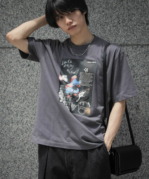 SENSE OF PLACE by URBAN RESEARCH(センスオブプレイスバイアーバンリサーチ)の「フォトグラフィックTシャツ A(Tシャツ/カットソー・メンズ・ホワイト/ブルー/チャコールグレー・MEDIUM/LARGE)」の11枚目の写真