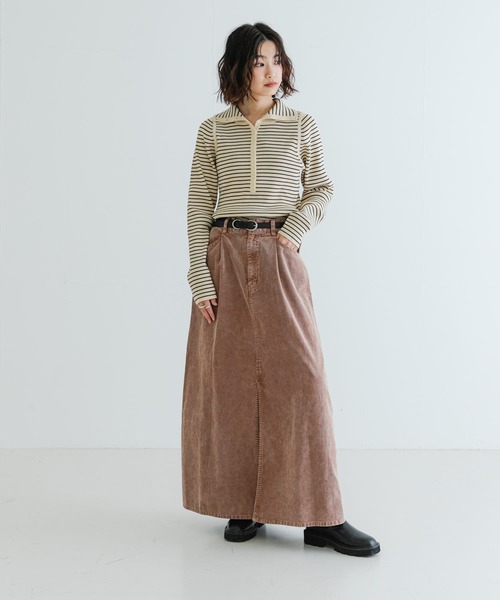 URBAN RESEARCH（アーバンリサーチ）の「2WAYタートルリブニット（ニット/セーター・レディース・ブラウン/ホワイト系その他/グレー系その他・FREE）」の17枚目の写真