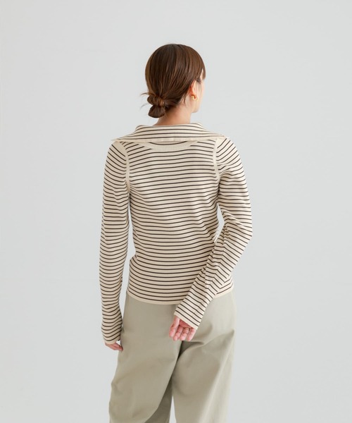 URBAN RESEARCH（アーバンリサーチ）の「2WAYタートルリブニット（ニット/セーター・レディース・ブラウン/ホワイト系その他/グレー系その他・FREE）」の21枚目の写真