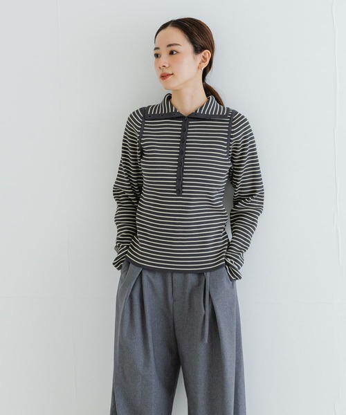 URBAN RESEARCH（アーバンリサーチ）の「2WAYタートルリブニット（ニット/セーター・レディース・ブラウン/ホワイト系その他/グレー系その他・FREE）」の15枚目の写真