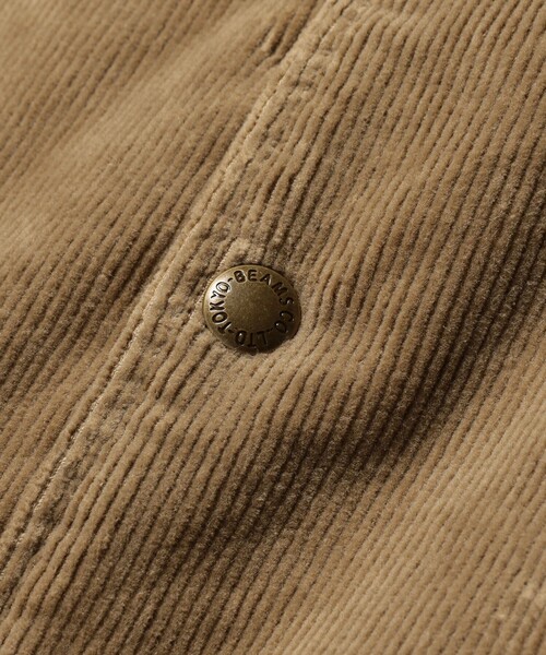 BEAMS（ビームス）の「コーデュロイ ボア コーチジャケット（ブルゾン・メンズ・ブルー/ブラック/ベージュ・S/M/L/XL）」の19枚目の写真