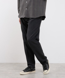 《WEB限定》ハイストレッチツイルリラックステーパードパンツ