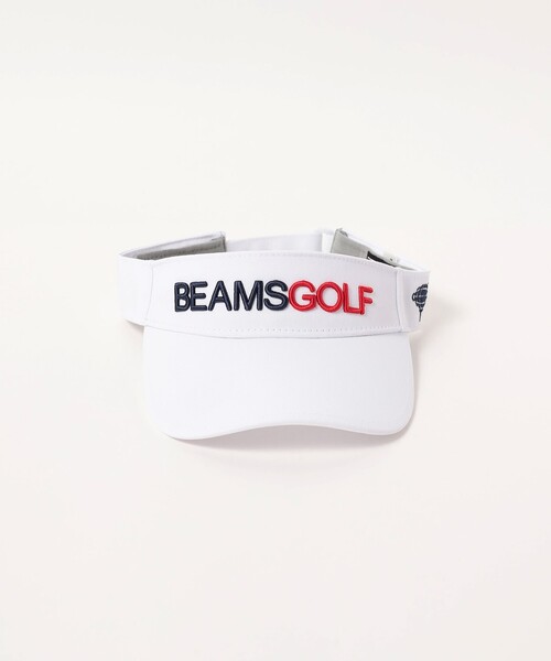 BEAMS GOLF(ビームスゴルフ)の「△スタンダード バイザー 3(サンバイザー・メンズ・ホワイト/ネイビー・ONE SIZE)」の3枚目の写真