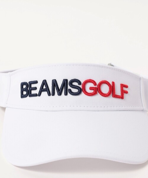 BEAMS GOLF(ビームスゴルフ)の「△スタンダード バイザー 3(サンバイザー・メンズ・ホワイト/ネイビー・ONE SIZE)」の5枚目の写真